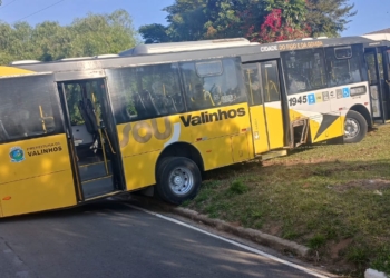 Homem furta ônibus em Valinhos e é detido após perseguição