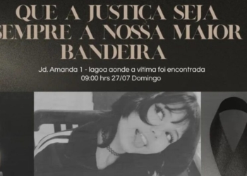 Manifestação por justiça para Nicolly cobra punições mais duras aos suspeitos