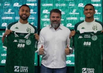 Gabriel Silva e Kadi são apresentados e Guarani chega a 12 reforços durante a Série C