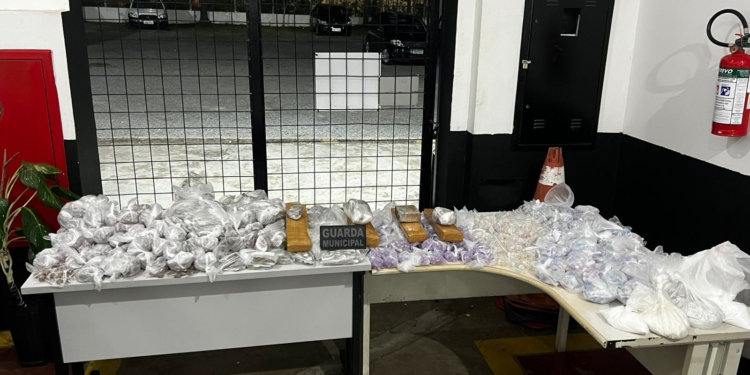 GM apreende 30 kg de drogas em casa no Jardim Santo Antônio