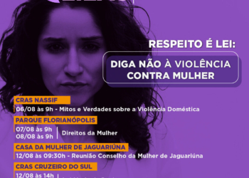Agosto Lilás em Jaguariúna destaca combate à violência contra a mulher