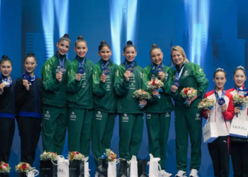 Brasil conquista ouro inédito na Copa do Mundo de Ginástica Rítmica, em Milão