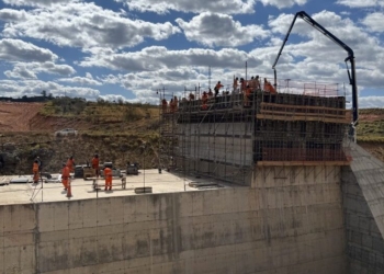 Obras da Barragem de Duas Pontes atingem 44% da execução