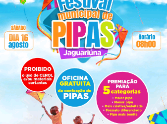 Jaguariúna realiza neste sábado Festival Municipal de Pipas com oficina e premiações