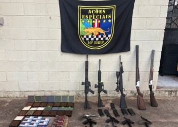 Operação da PM e do Gaeco encontra arsenal escondido em ‘bunker’ em Americana