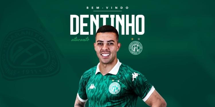 Guarani volta ao mercado e anuncia a contratação de Dentinho, ex-Chapecoense