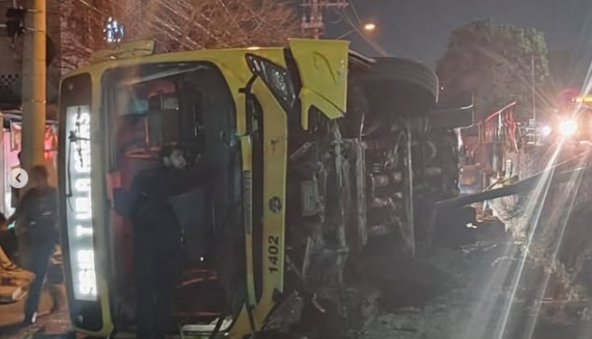 Ônibus tomba após motorista passar mal e deixa 27 feridos em Jundiaí