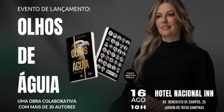 Campinas recebe lançamento de ‘Olhos de Águia’, obra colaborativa com mais de 30 autores