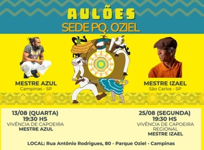 2° Festival Agosto Pra Vadiar oferece aulas de capoeira nesta quarta-feira em Campinas