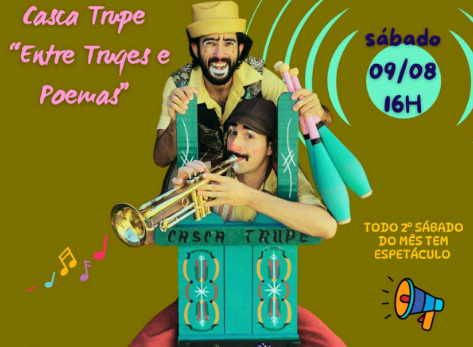 Mostra Casarão 20 anos apresenta espetáculo ‘Truques e Poemas’