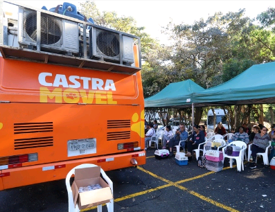 Agendamento para castração gratuita de cães e gatos no Parque Floresta começa nesta terça