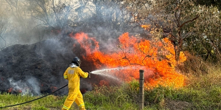 RMC se mobiliza para combater incêndio de grandes proporções em Jaguariúna; veja imagens