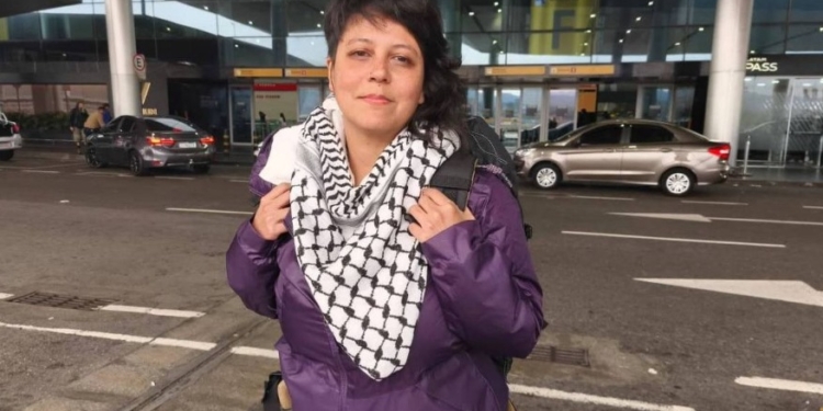 Vereadora de Campinas se junta à flotilha que tentará levar ajuda à Faixa de Gaza