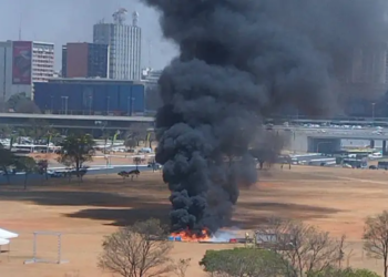 Polícia prende suspeito de incendiar banheiros químicos na Esplanada