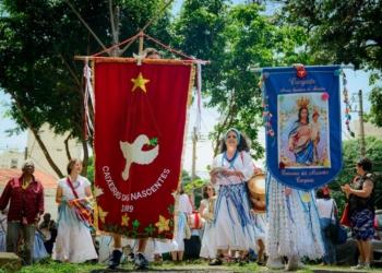 Caixeiras das Nascentes celebram Nossa Senhora do Rosário com Congada em Campinas