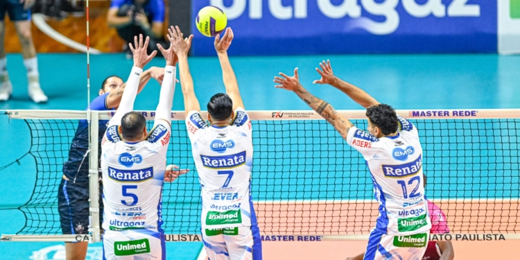 Vôlei Renata vence e abre vantagem na decisão do Paulista