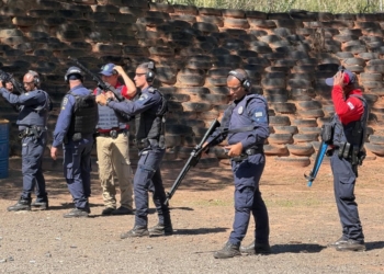 Guarda Municipal de Campinas participa de treinamento com o fuzil T4-556