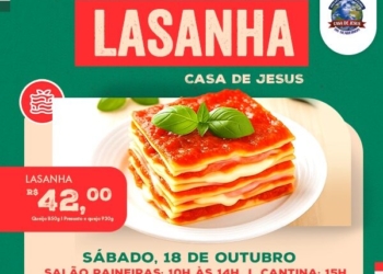 Entidade de Campinas promove campanha de Lasanha Beneficente neste sábado
