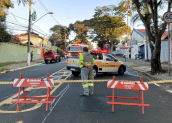 Rua no DIC V tem bloqueio nesta segunda-feira para obras de rede de gás