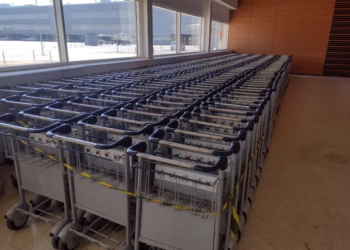 Viracopos realiza leilão virtual com itens que vão de carrinhos de bagagem até freios para aeronaves