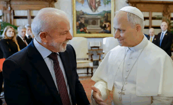 Lula se reúne com papa Leão XIV no Vaticano