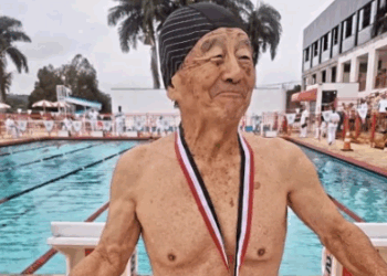 Aos 91 anos, nadador é destaque da delegação de Campinas na etapa final dos Jogos da Melhor Idade