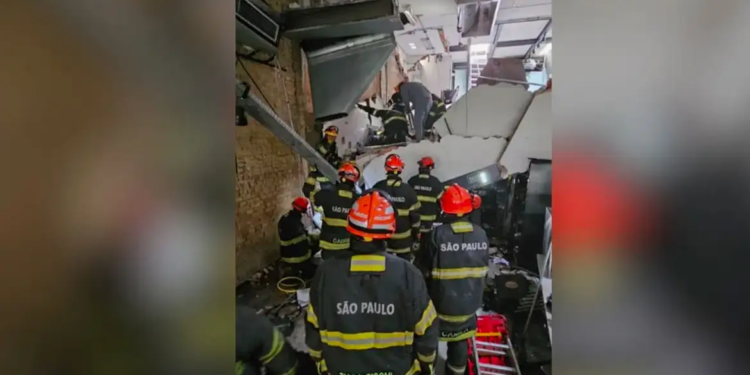 Uma pessoa morre em desabamento de teto de restaurante que tem Fogaça como chef