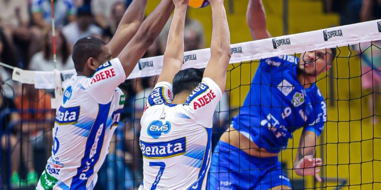 Vôlei Renata reage e vence a terceira seguida na Superliga