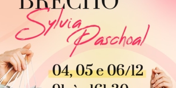 Brechó Sylvia Paschoal começa a partir de quinta com renda para obras assistenciais