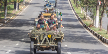 Coluna da Vitória celebra 80 anos do retorno dos pracinhas em evento no Campo dos Amarais