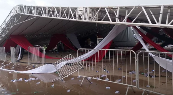 Uma pessoa morre e 40 se ferem em queda de estrutura durante festa no interior paulista