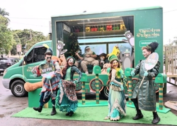 Caminhão de Natal participa da parada no Centro de Campinas neste sábado