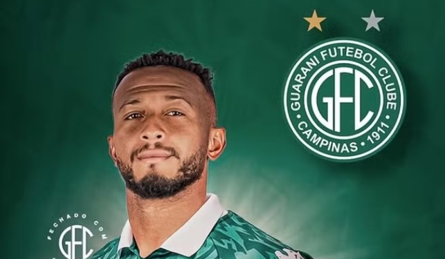 Anunciado como reforço pelo Guarani, atacante Maranhão assina até o final de 2027