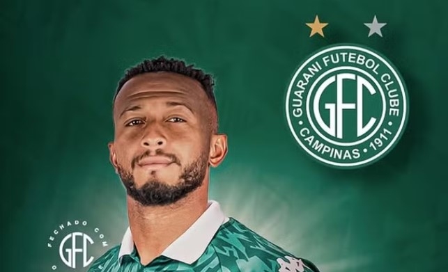 Anunciado como reforço pelo Guarani, atacante Maranhão assina até o final de 2027