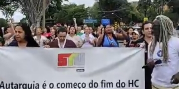 Servidores da Unicamp fazem paralisação contra proposta de autarquização da saúde