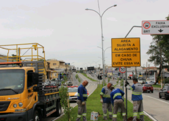 Sinalização de alerta contra alagamentos tem reforço na Amoreiras, John Boyd e Ruy Rodriguez