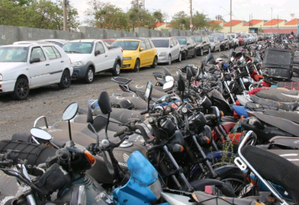 Terceiro leilão de 2025 do Pátio da Emdec terá 384 lotes de veículos; visitação será no dia 16