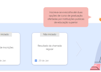 Inscrições para o Sisu 2026 começam dia 19 de janeiro