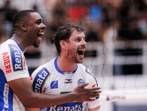 Com uma grande atuação, Vôlei Renata vence o Praia Clube por 3 a 0