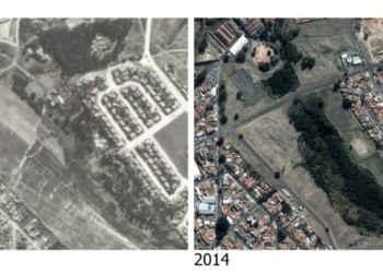 Plataforma traz imagens aéreas históricas de Campinas das décadas de 1940 e 1960