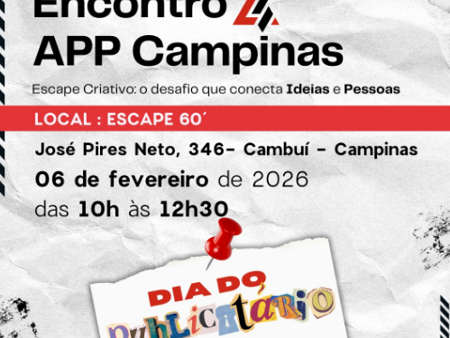 Dia do Publicitário marca primeiro Encontro APP Campinas de 2026