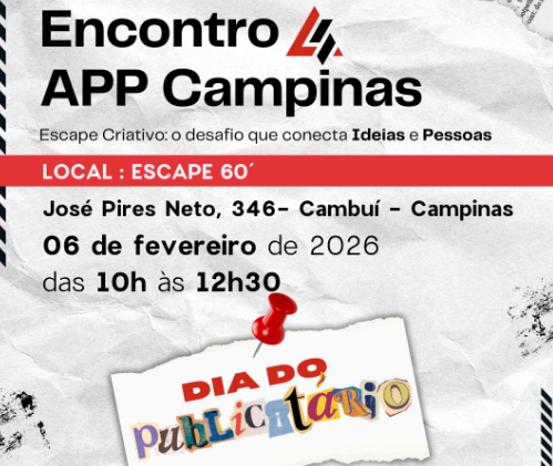 Dia do Publicitário marca primeiro Encontro APP Campinas de 2026