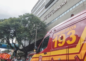 Incêndio atinge o Instituto do Coração em São Paulo