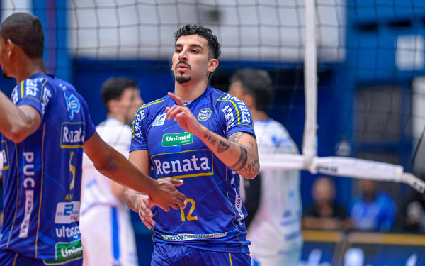 Bruno Lima volta ao Vôlei Renata e reforça equipe contra o Minas na Superliga