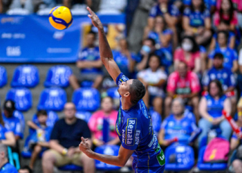 Vôlei Renata soma ponto em casa antes da disputa do Sul-Americano