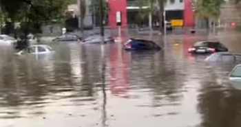 Chuva rápida acompanhada de granizo alaga vias e derruba árvores em Campinas