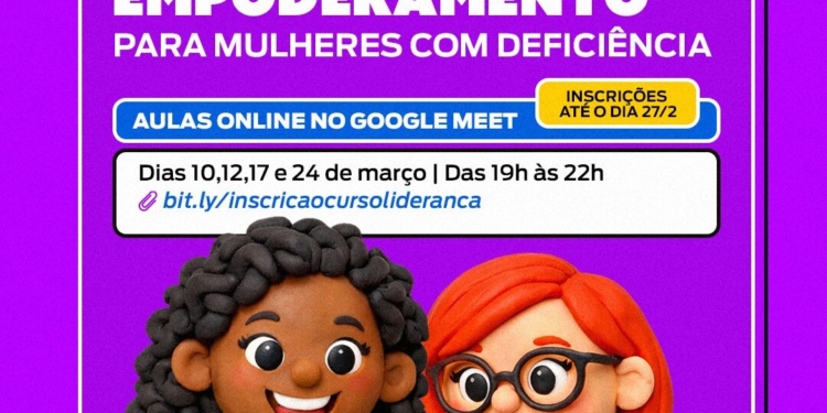 Hortolândia abre inscrições para curso gratuito de “Liderança e empoderamento para mulheres com deficiência”
