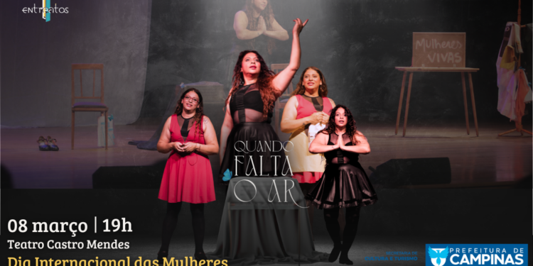 Teatro Castro Mendes recebe neste domingo espetáculo que homenageia as mulheres