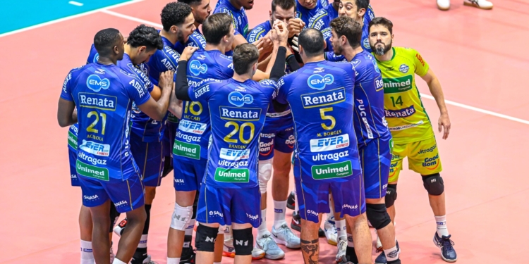 Vôlei Renata recebe Praia Clube em confronto direto no Taquaral