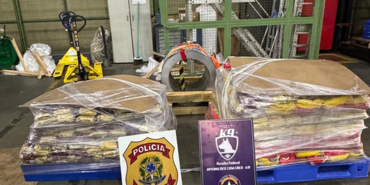 Operação conjunta da PF e Receita Federal apreende 570 quilos de drogas em Viracopos